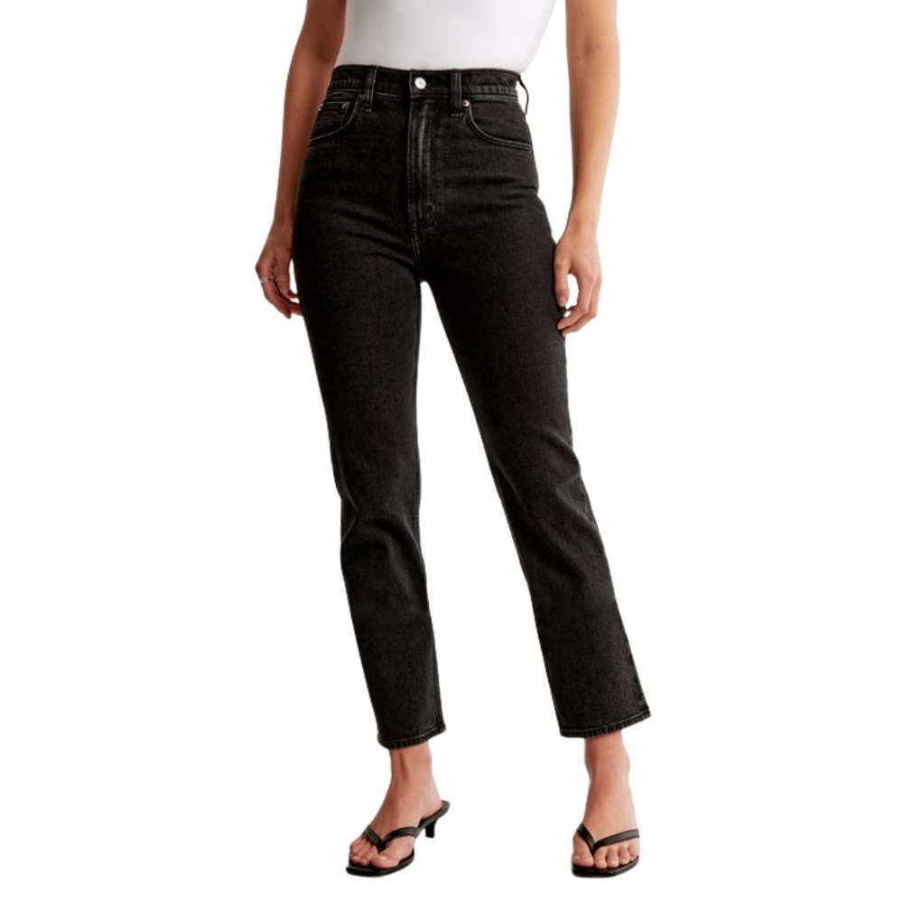 Abercrombie & Fitch Jeans‎ 31 12 Long Curve Love Ultra High Rise Ankle Straight